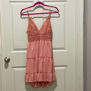 Pink summer dress